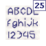 alphabet 25