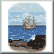 Cross stitch pattern Ship