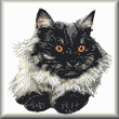 cross stitch pattern Smoke Persian