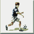 cross stitch pattern Soccer