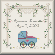 cross stitch pattern Baby Buggy