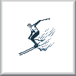 Cross stitch pattern Skiier