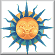 cross stitch pattern Le Soleil