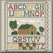 Cross stitch pattern Lute