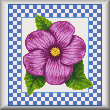 cross stitch pattern Alpine Wildflower