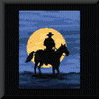 cross stitch pattern Moonlit Range