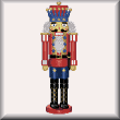 cross stitch pattern Nutcracker King