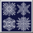 cross stitch pattern Snowflakes 5