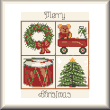 cross stitch pattern Small Christmas Designs 3