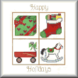 cross stitch pattern Small Christmas Designs 4