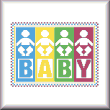 cross stitch pattern Baby