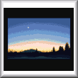 cross stitch pattern Evening Star