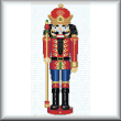 cross stitch pattern Henry (nutcracker)