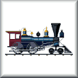 Cross stitch pattern Locomotive