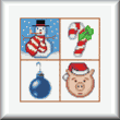 cross stitch pattern Small Christmas designs 6