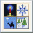 cross stitch pattern Small Christmas designs 8