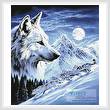 Cross stitch pattern Wolf